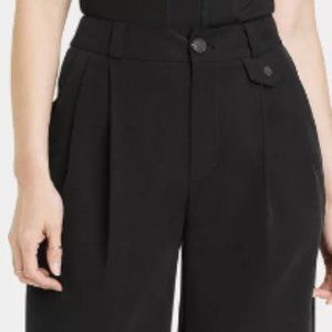 High-Rise Relaxed Fit Full Length Baggy Wide Leg Trousers NWT